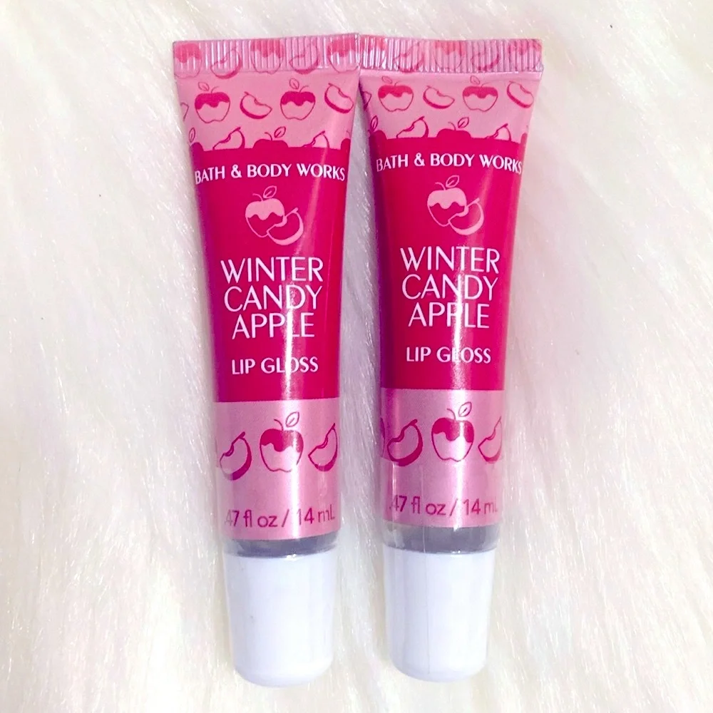 Bath and Body Works Winter Candy Apple Lip Gloss NWT Sealed/Excellent Co…